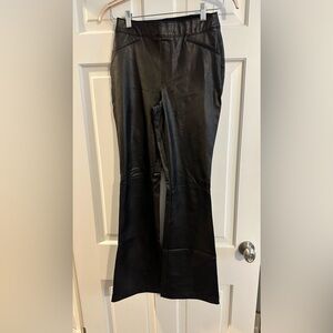 Spanx pull on leather like pants